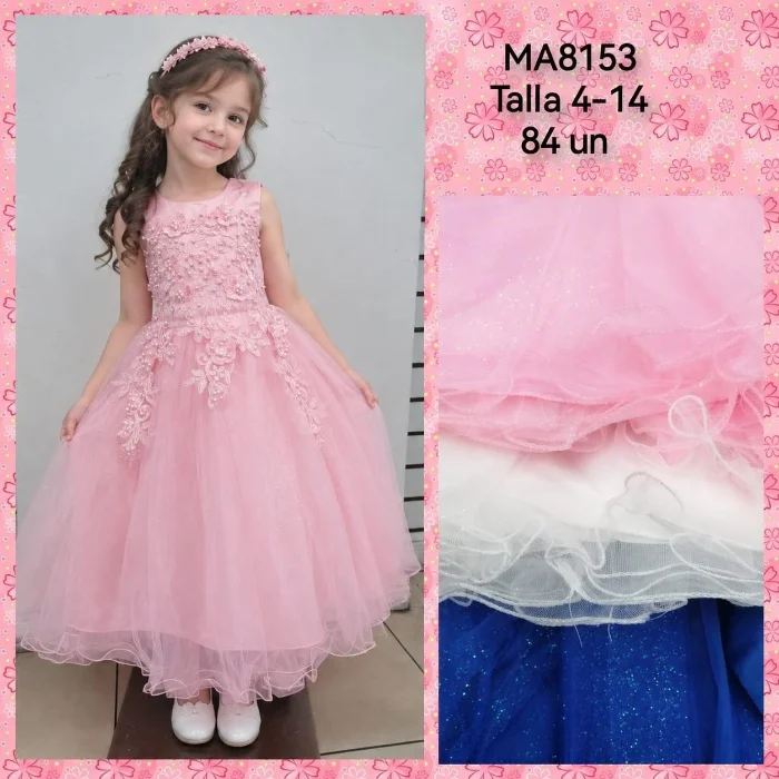 Vestidos de Fiesta Importado para Nenas del 6 al 14