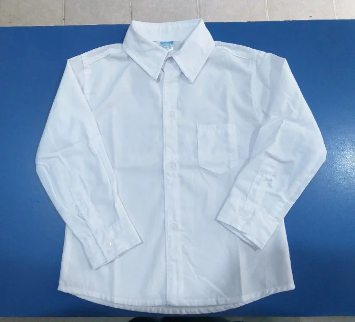 Camisa Blanca Lisa - Colegial - Bautismos - Comunion