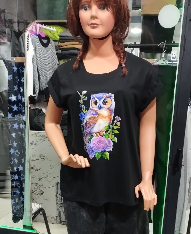 Remera Dama Algodon 24/1 Peinado - Imagen 2