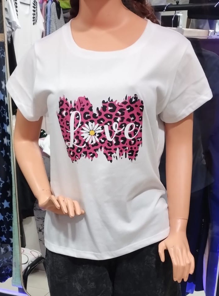 Remera Dama Algodon 24/1 Peinado - Imagen 3