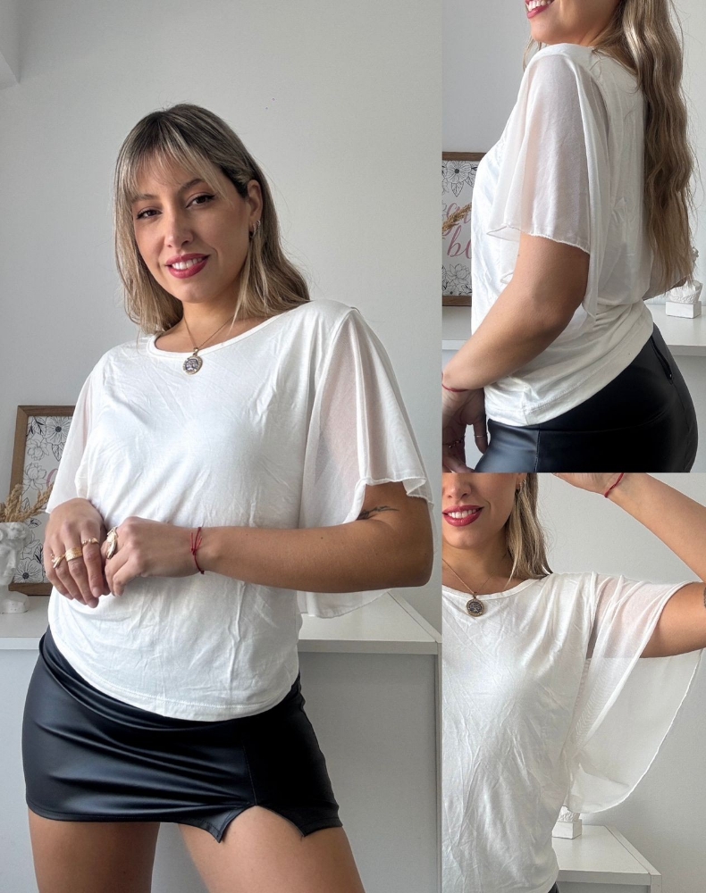 Remera Isabel Manga Tull - Imagen 2