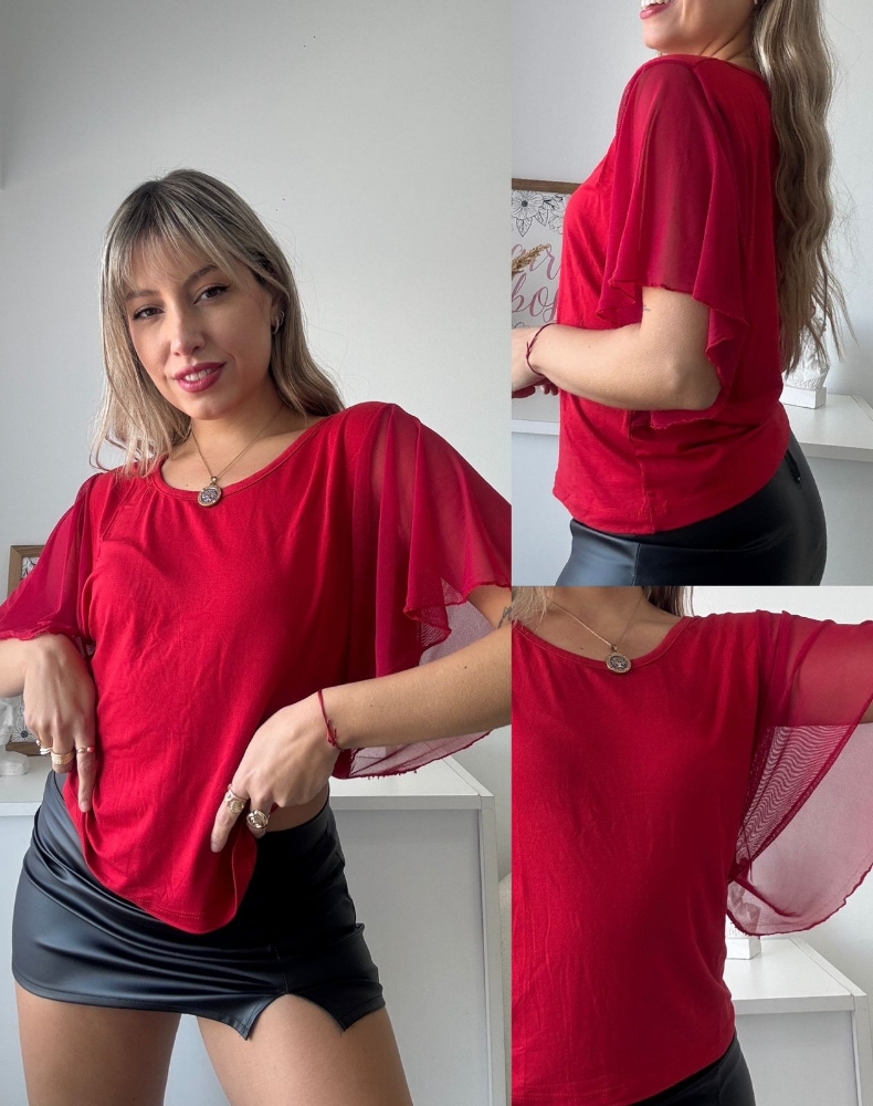Remera Isabel Manga Tull - Imagen 4