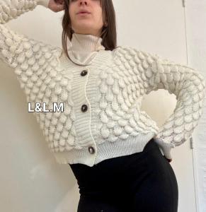 Cardigan de Hilo Acrílico - Miniatura 3