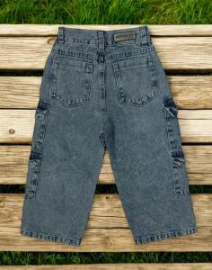 Baggy 4 Bolsillos Rigido Premium Verdoso Calze Grande - Miniatura 2