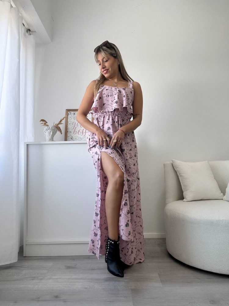 Vestido Largo Clavel de Cey Puffin Rosse - Imagen 2