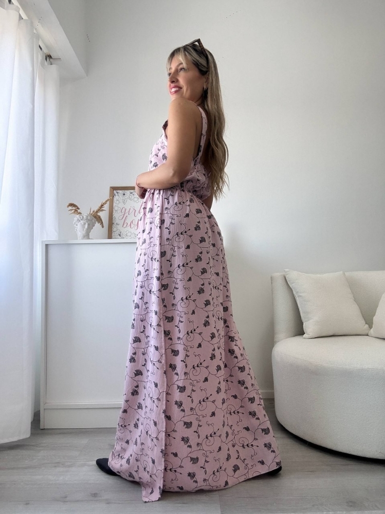 Vestido Largo Clavel de Cey Puffin Rosse - Imagen 3