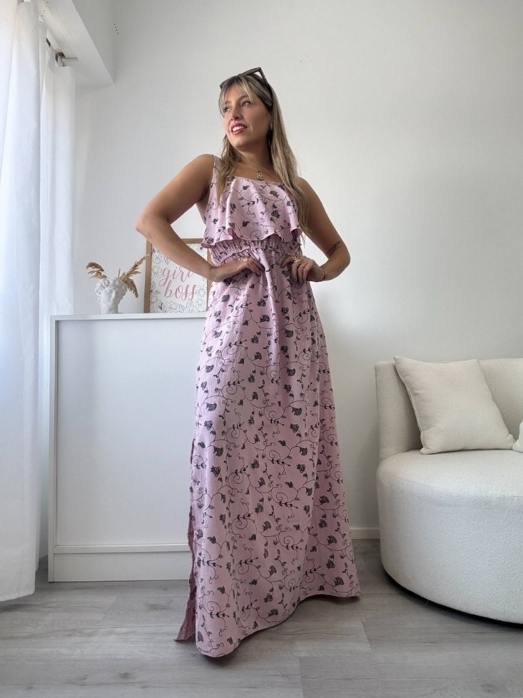 Vestido Largo Clavel de Cey Puffin Rosse - Imagen 4