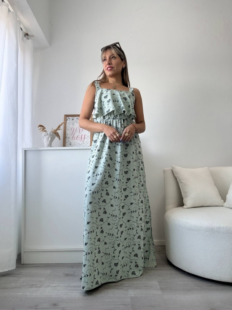 Vestido Largo Clavel de Cey Puffin - Imagen 2