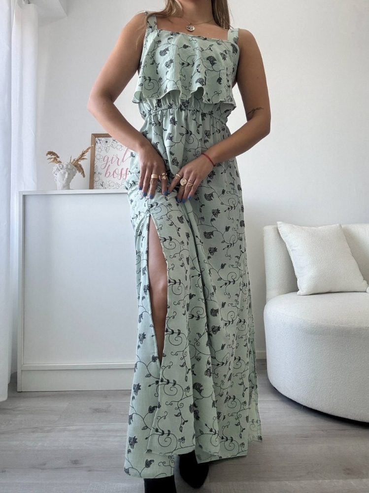 Vestido Largo Clavel de Cey Puffin - Imagen 4