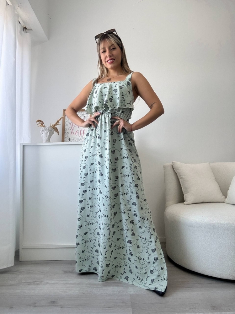 Vestido Largo Clavel de Cey Puffin - Imagen 5