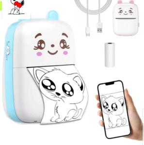 Mini Impresora Térmica Bluetooth Recargable Portátil