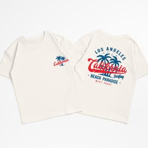 Unisex - Remera Ovsize California Estampa Doble - Miniatura 4