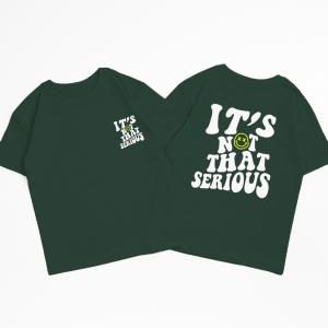 Unisex - Remera Ovsize Serious
