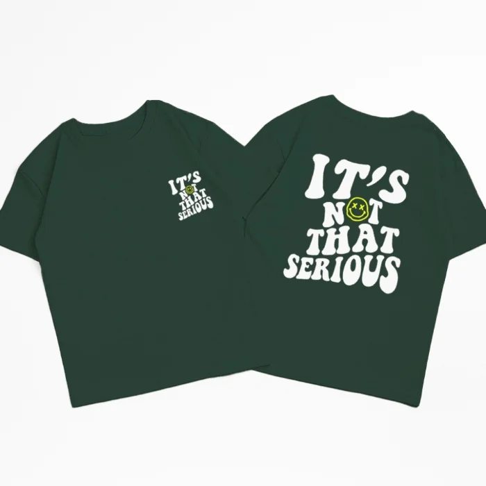 Unisex - Remera Ovsize Serious