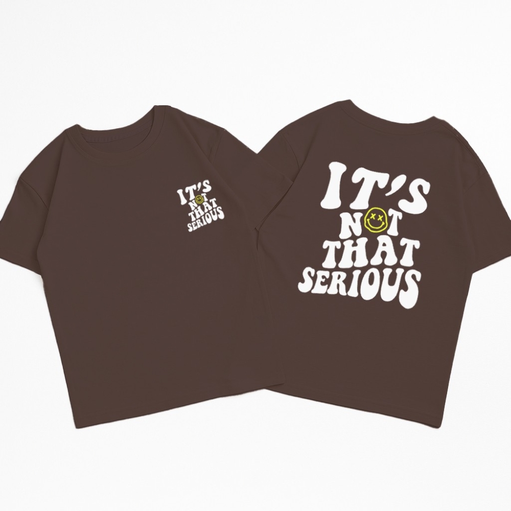 Unisex - Remera Ovsize Serious - Imagen 2
