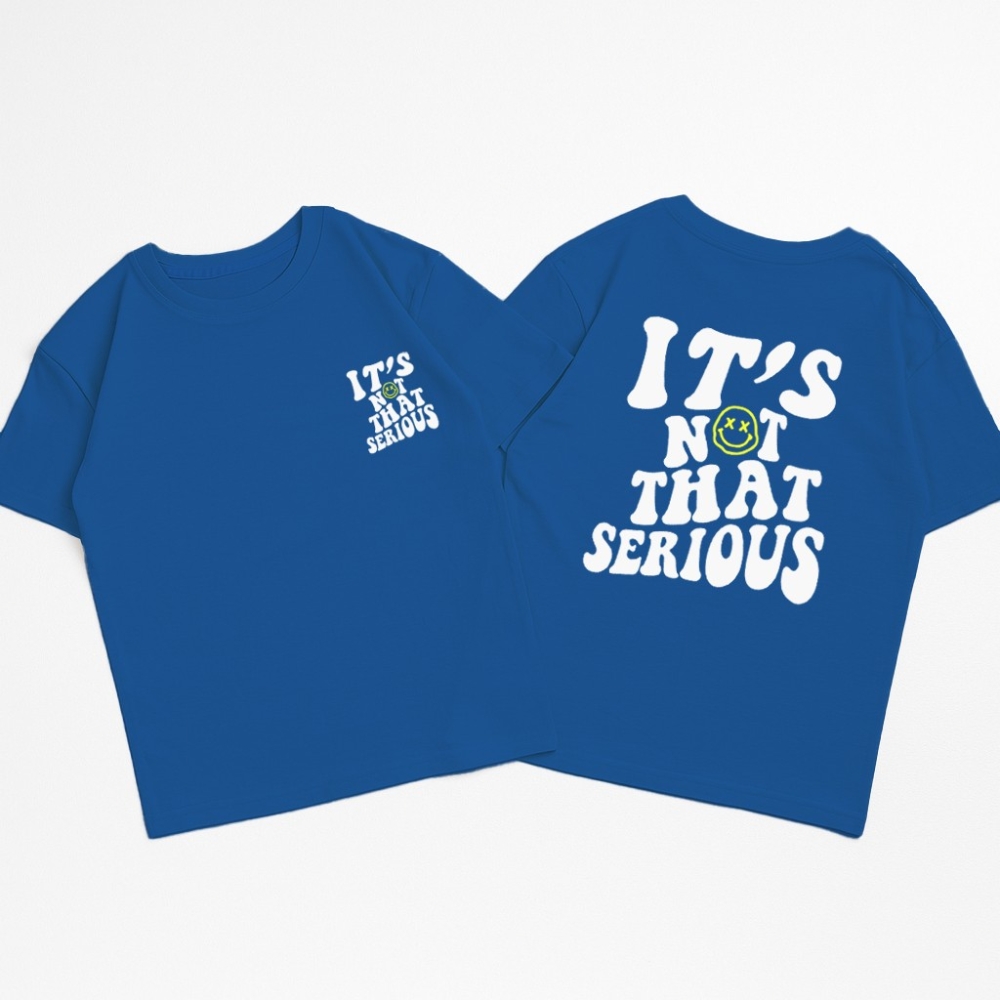 Unisex - Remera Ovsize Serious - Imagen 3
