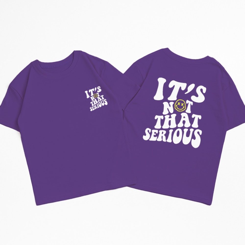 Unisex - Remera Ovsize Serious - Imagen 4