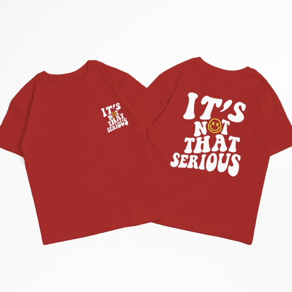 Unisex - Remera Ovsize Serious - Imagen 5