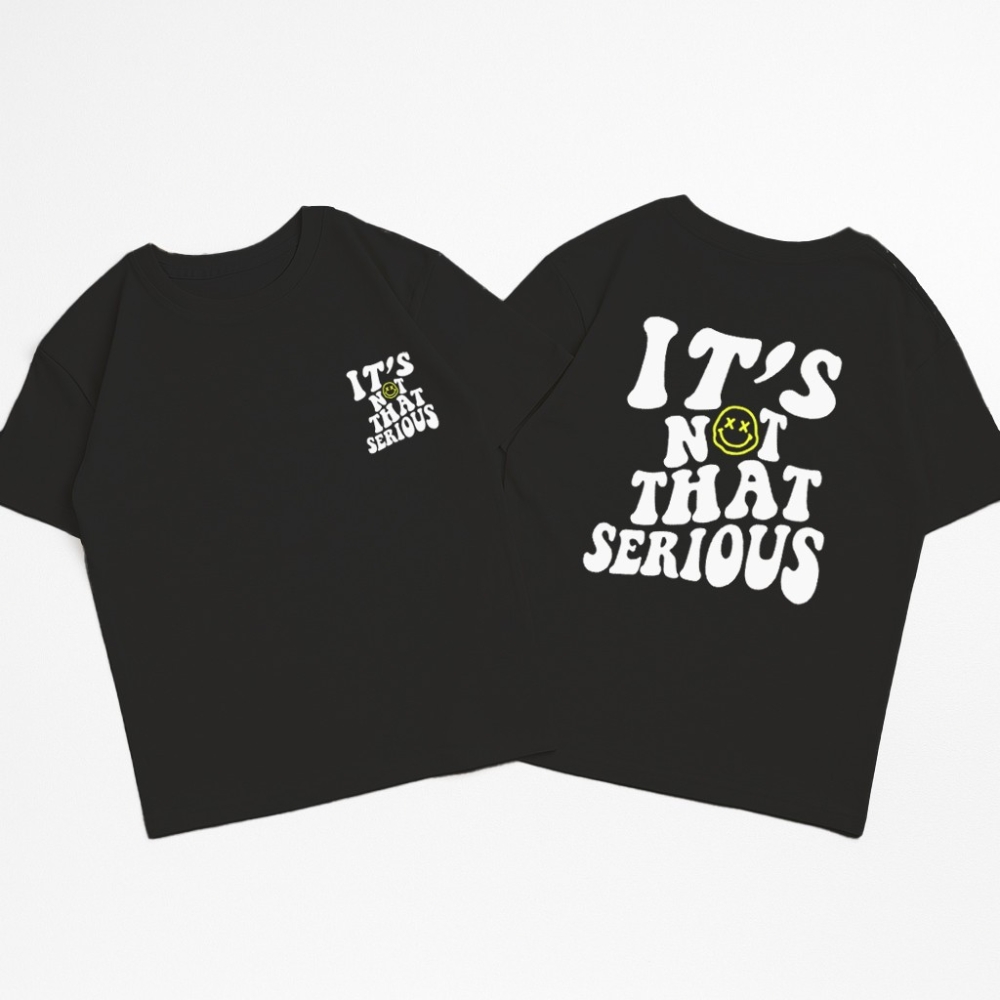 Unisex - Remera Ovsize Serious - Imagen 7