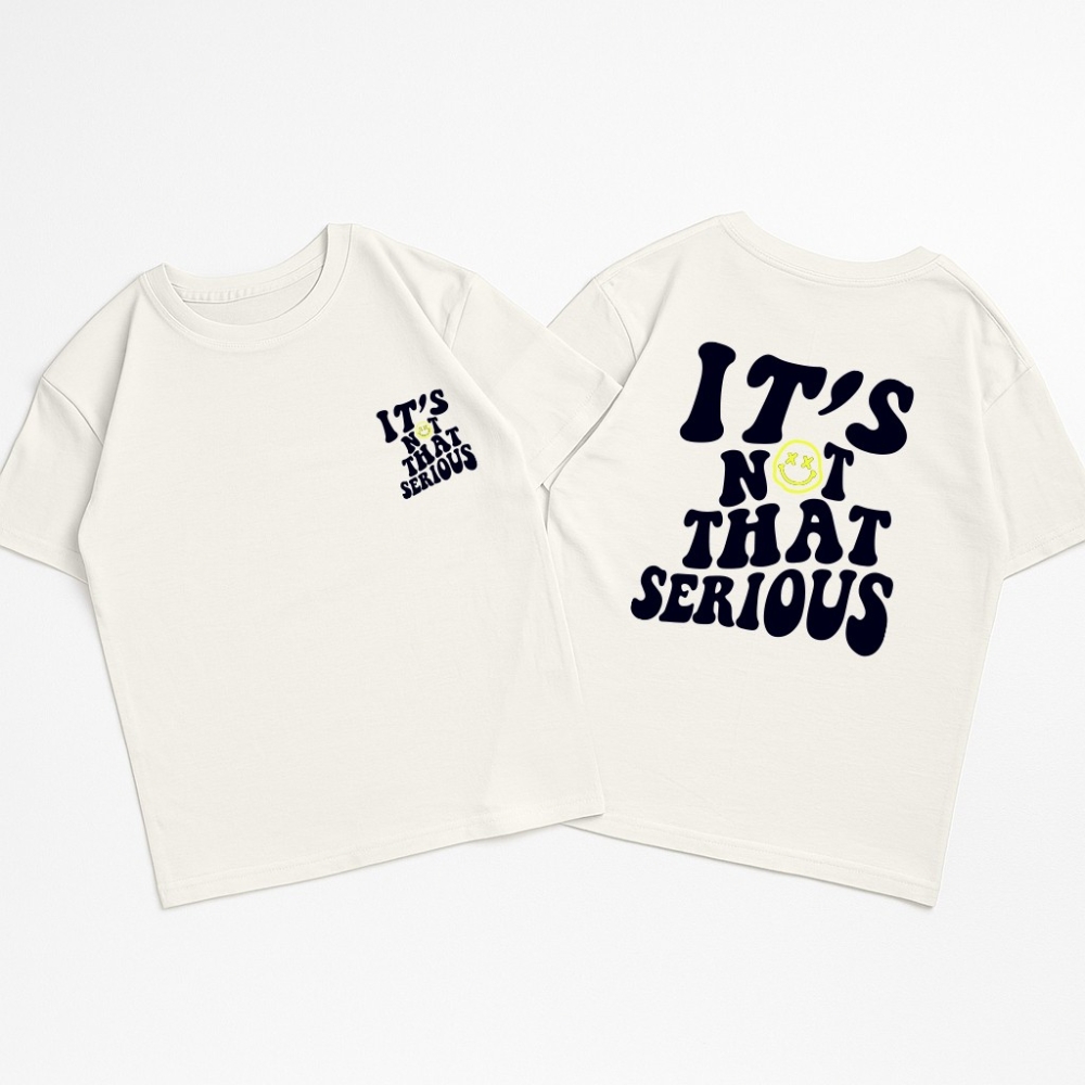 Unisex - Remera Ovsize Serious - Imagen 8