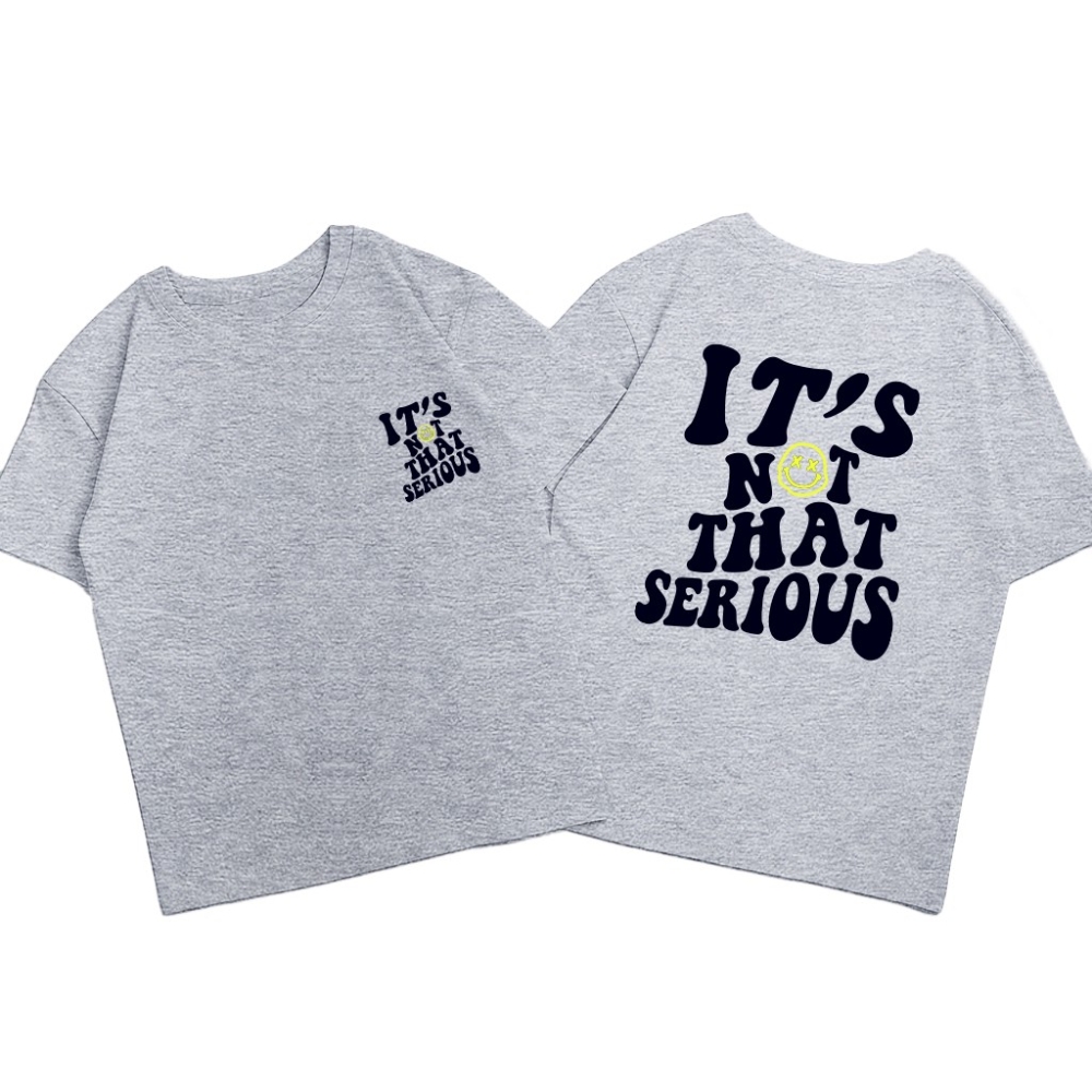 Unisex - Remera Ovsize Serious - Imagen 9