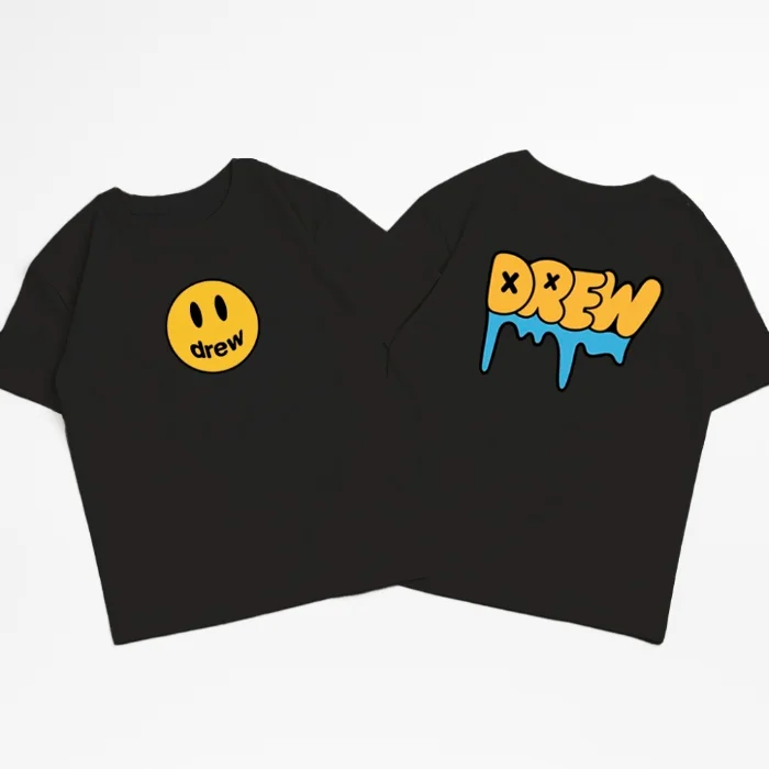Unisex - Remera Ovsize Drew Estampa Doble