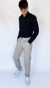 Pantalon Sastrero Hombre (grisss Claro) - Miniatura 2
