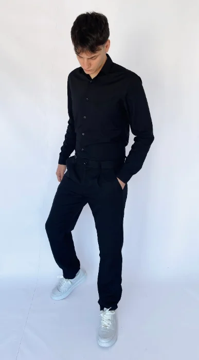 Pantalón Sastrero de Hombre( Black)