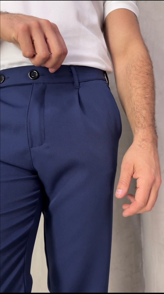 Pantalón Sastrero Azul Marino - Imagen 6