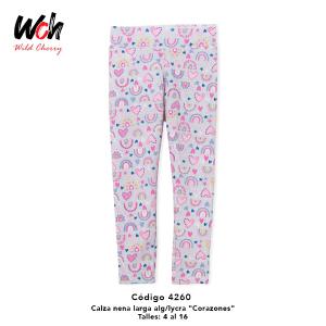 Calza Larga Estampada de Niñas.