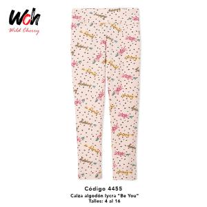 Calza Larga Estampada de Niñas.