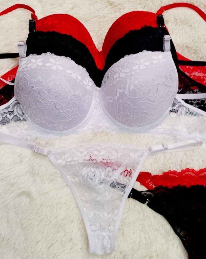 Conjunto Encaje Armado con Aro - Imagen 2