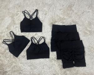 Conjunto Seamless Negro Liso - Miniatura 2
