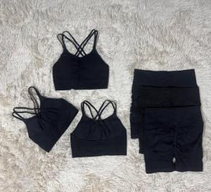 Conjunto Seamless Negro Liso - Miniatura 3