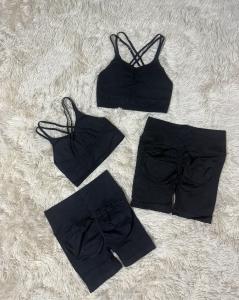 Conjunto Seamless Negro Liso - Miniatura 5