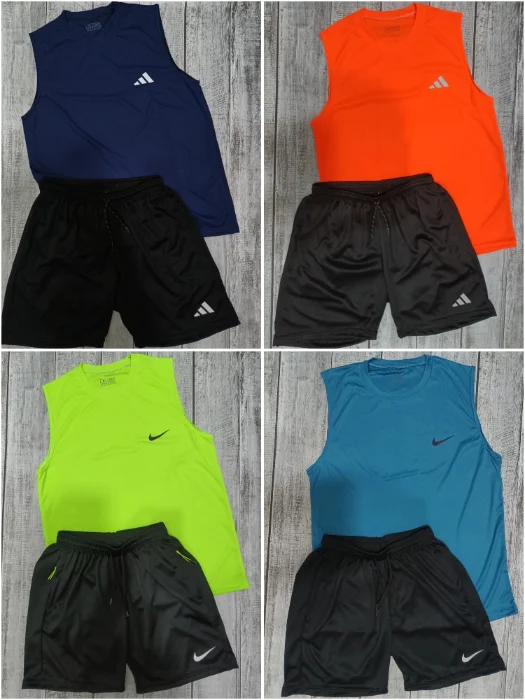 Conjunto Musculosa Short Adulto X Mayor