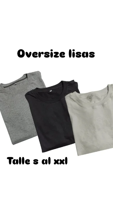 Remeras Lisas Oversize