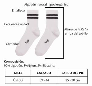 Media Tenis Hombre C/2 Rayas - Miniatura 3