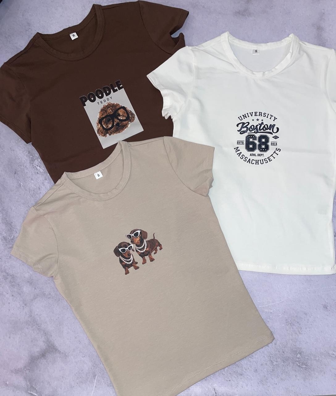 Baby Tee por Talles Algodón con Lycra - Imagen 3