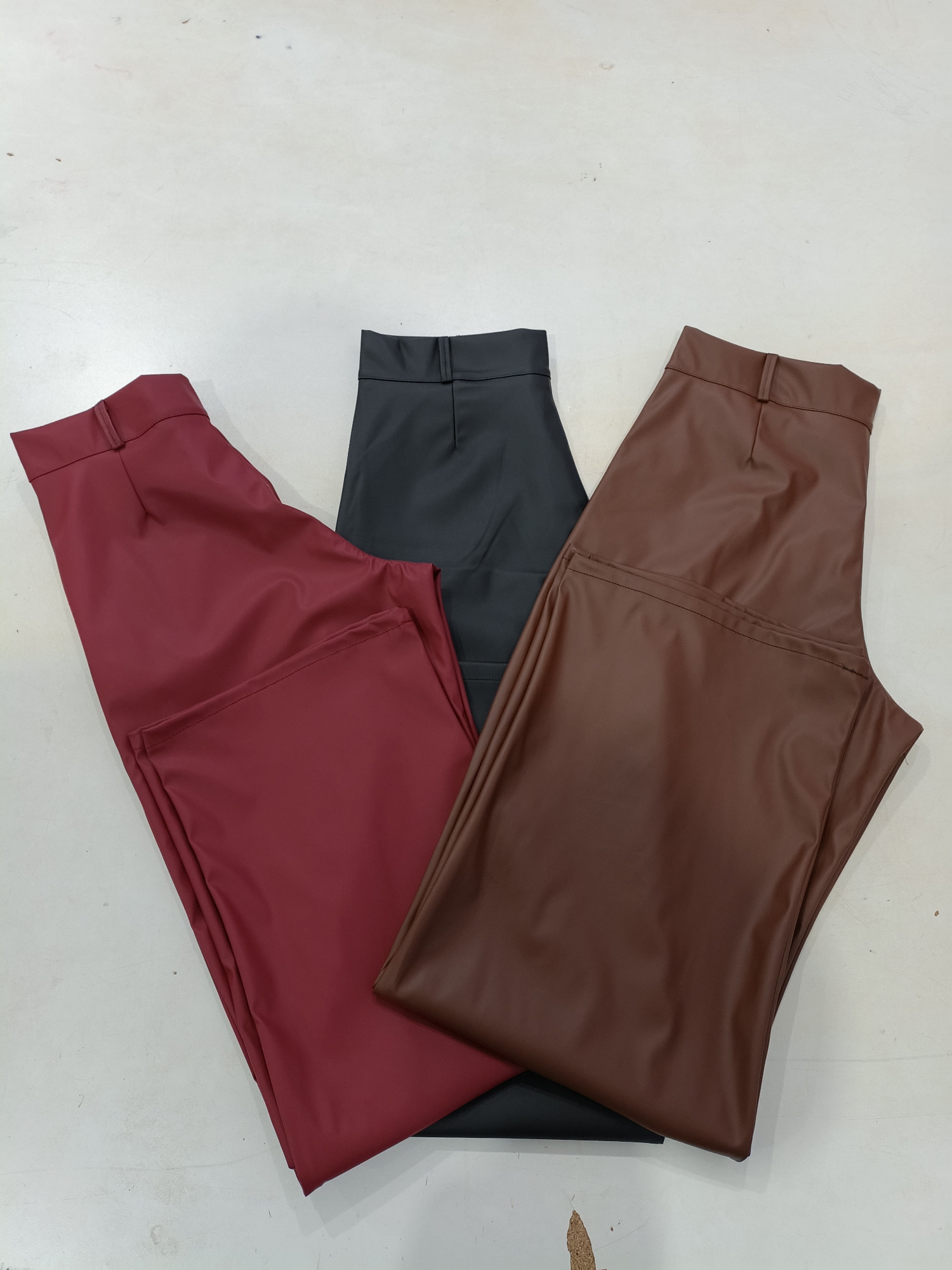 Wide Leg Eco Cuero - Imagen 2