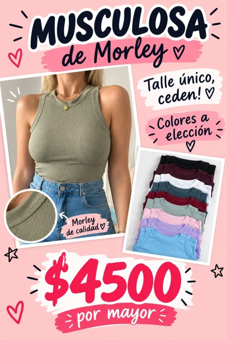 Musculosas Morley Soft