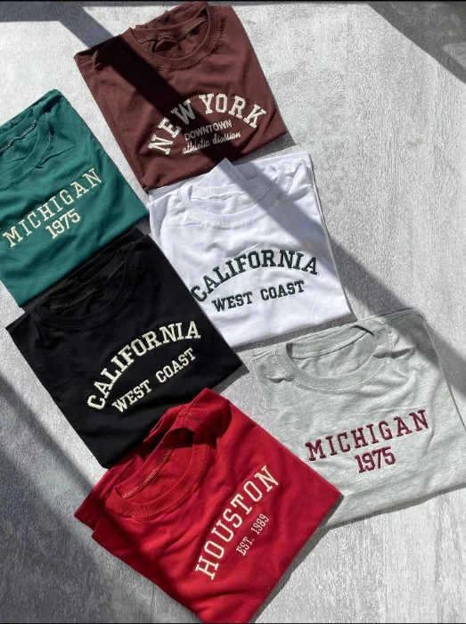 Remeras Oversize Bordadas