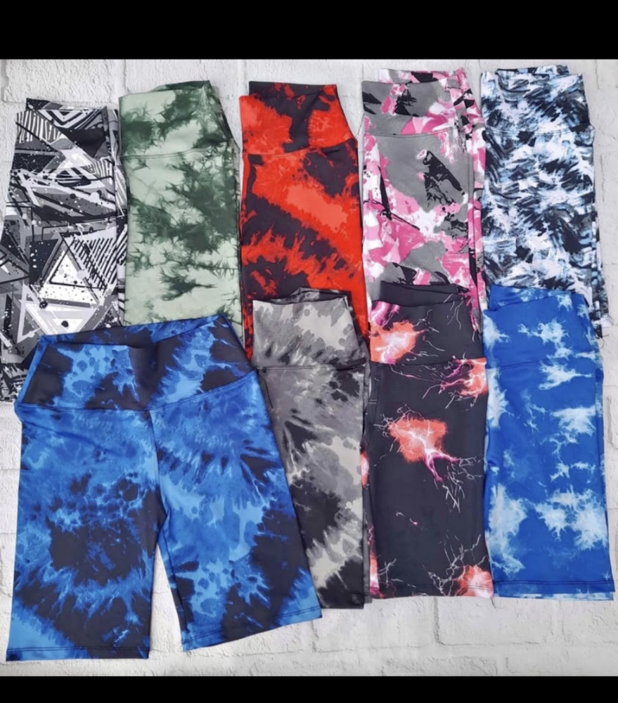 Biker Laycra Estampado  Retro - Imagen 2