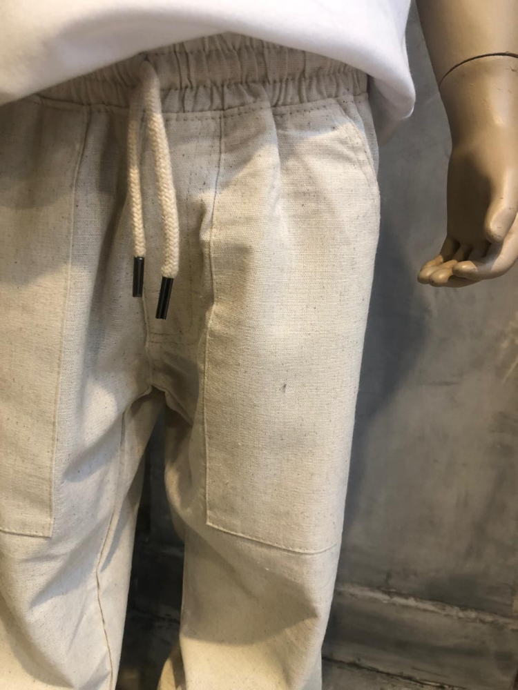 Pantalon  Lino Baggy Kidsb - Imagen 2