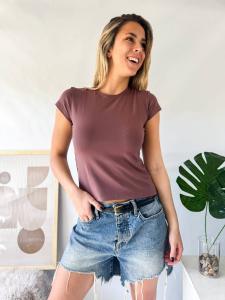 Remera Básica Algodón Lycra - Miniatura 2