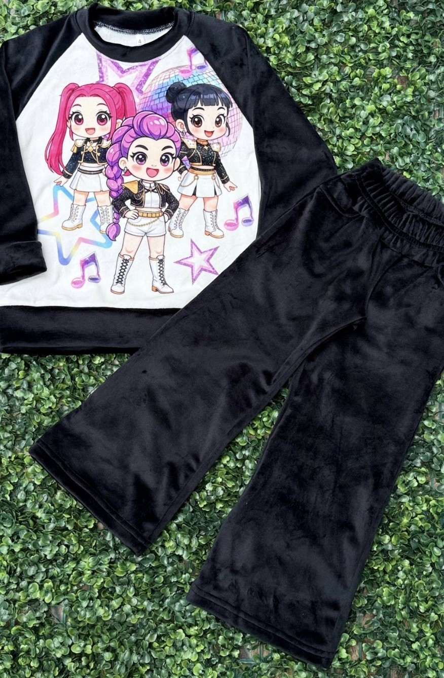 Conjunto Nena Plush Buzo Combinado - Imagen 1
