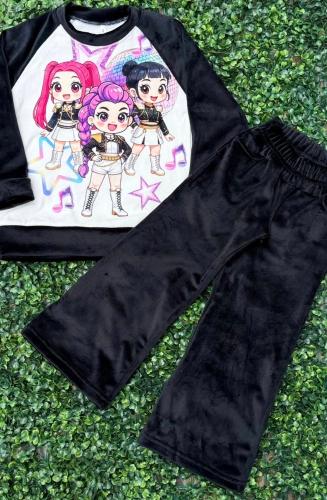 Conjunto Nena Plush Buzo Combinado