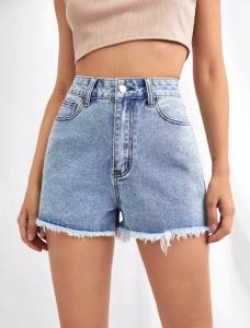 Short de Jeans con Roturas Nevado Dama   Pantalon  Corto Mujer   Promos Mayoristas - Miniatura 2