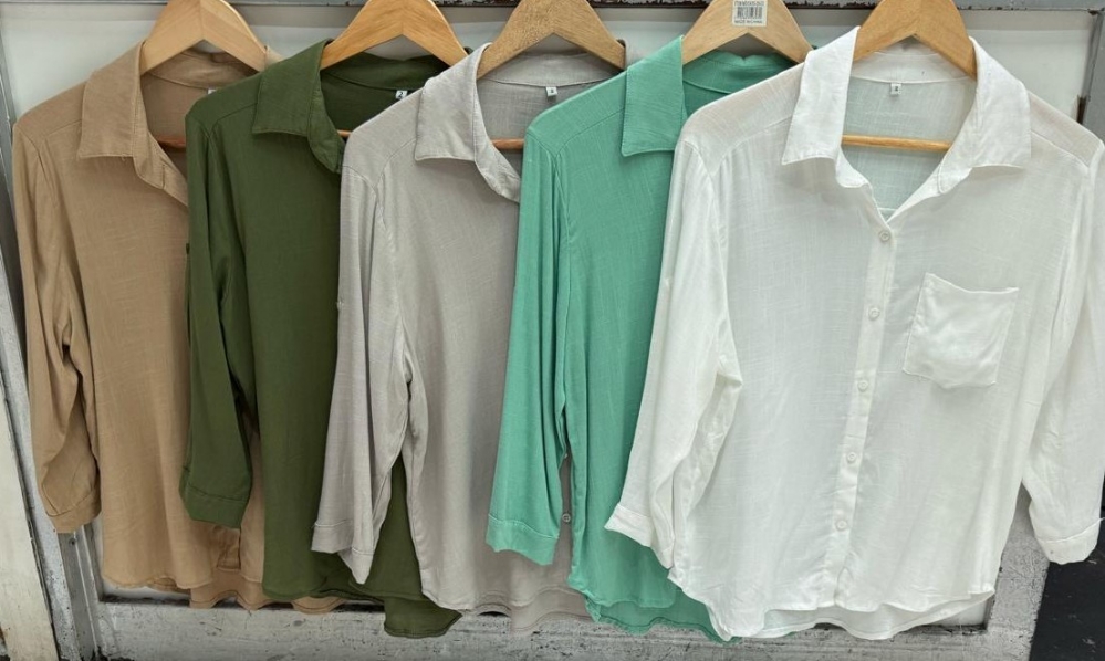 Camisa de Lino 3/4 - Imagen 2
