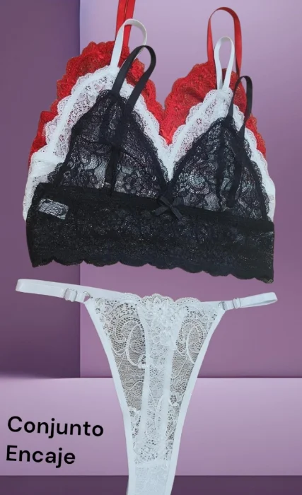 Conjunto Encaje Bralette